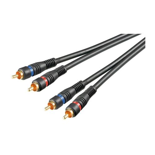 Goobay 50119 - 2x RCA Audio Kábel - 3m