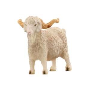 Schleich 13970 Angora Goat Buck - Detailed Animal Figure for Collectors - Schleich
