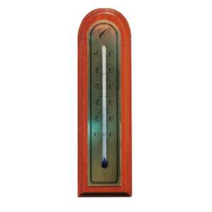 Fa Keretes Szobahőmérő - 170x48 mm - -4°C/+50°C