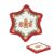 Porcelán csillagtálca 22,5cm, dobozban, Fancy Gingerbread 91903740