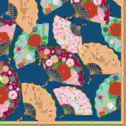 Easy Life Kyoto papírszalvéta legyező mintával, 33x33cm, 20 darabos - Easy Life Design