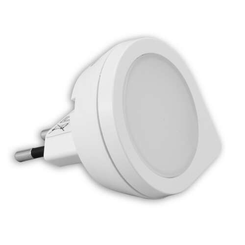 LED éjszakai fény alkonykapcsolóval, fehér, 0.4W - Irányfény