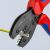 Részletes nézet a KNIPEX 97 52 33 krimpelési folyamatról