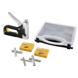 Fieldmann kézi tűzőgép szett kofferben 1500db kapoccsal FDN 3001 125615265 - Ipari tűzőgép