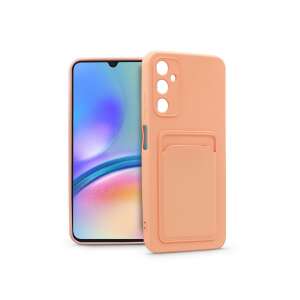 Samsung Galaxy A05s Silikon Handyhülle mit Kartenhalter - rosa - Handyhüllen