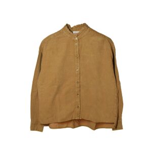 s.Oliver Női Hosszúujjú Kordbársony Blúz - Barna - S 130489469 - S.Oliver