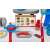Funfit Kids Bucătărie modernă de joacă pentru copii cu efecte de sunet și lumină #red-blue 36140522}