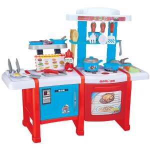 Funfit Kids moderne Spielküche mit Sound- und Lichteffekten #red-blue