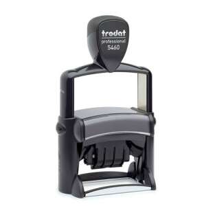 Trodat 5460 Professional Dátum+szöveg bélyegző, 56x33 mm - Irodai bélyegző