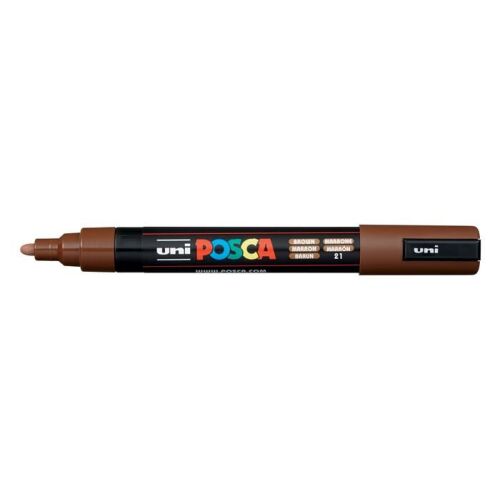 Dekormarker, 0,9-1,3 mm, UNI "Posca PC-3M", barna 177363037 - Uni