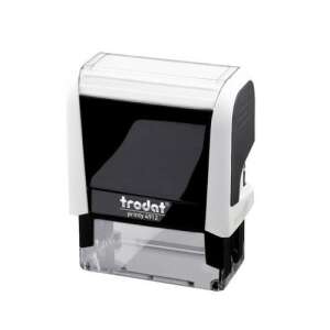 Trodat Printy 4912 önbeálló bélyegző, fehér, fekete párnázattal - Irodai bélyegző
