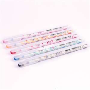 FLEXOFFICE Biboni 0,3 mm-es kék golyóstoll mintás tolltesttel - FlexOffice