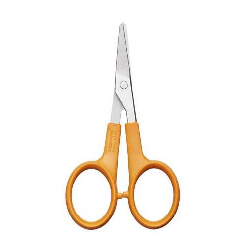 Fiskars Classic 10 cm orange Maniküre-Schere mit abgerundeten Spitzen