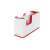 Leitz Wow tape dispenser, white and red, desk tape dispenser, office supplies