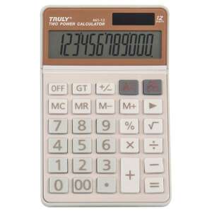 Truly 661-12 Asztali Számológép - 12 jegyű, Arany