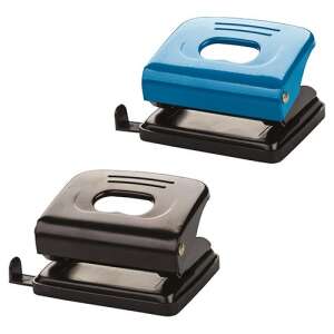 Lyukasztó - 20 Lap - 5,5 mm - Fekete/Kék