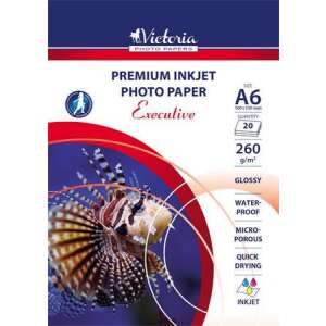 Victoria Paper Executive A6 tintasugaras fotópapír, 260 g/m2, fényes - Irodai papíráru