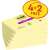Post-it Super Sticky Notes, 76x127 mm, 4+2 Free, Canary Yellow