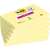 Sticky note pad, 76x127 mm, 4+2x90 sheets, 3M POSTIT "Super Sticky", canary yellow 91930848