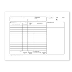 Patria - Személygépkocsi Menetlevél Blokk - A/4 - 100 Lap 136826185 - Patria