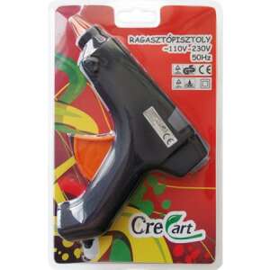 CreArt 40W Ragasztópisztoly, 11x200mm Ragasztórudakkal Kompatibilis, Fekete - CreArt