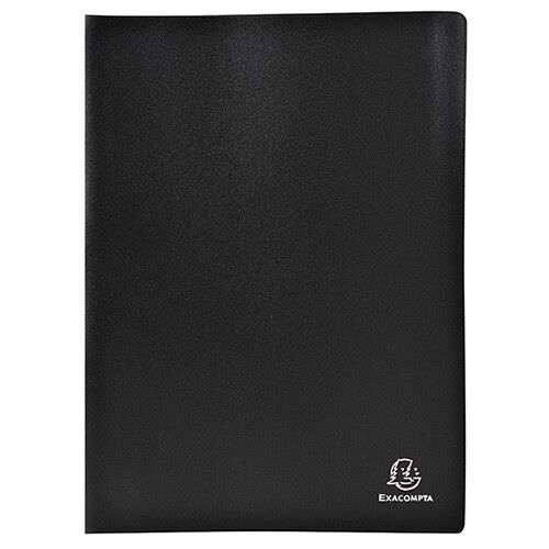 Exacompta Bemutatómappa - 40 Zsebes - A/4 - Fekete
