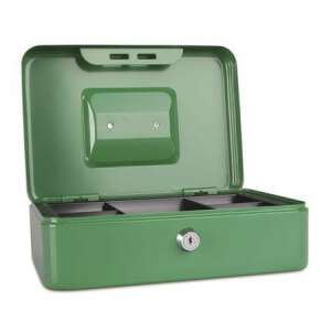 Pénzkazetta, 25x18x9 cm, DONAU, zöld 91932012 - Pénzkazetta