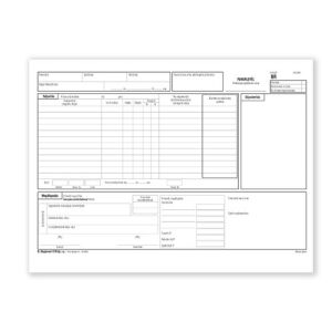 Patria - Fuvarlevél Blokk - A/4 Fekvő - 50 db