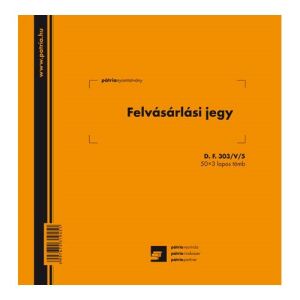 Patria - Felvásárlási Jegy - Blokk - 50x3 136826620 - Patria