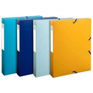 Exacompta Bee Blue Irattartó Doboz - A/4 - 40 mm