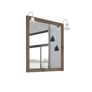 Savini Due Tükör - Fürdőszoba - Diófa - 100x104,5 cm