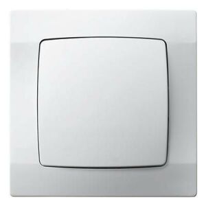 Univerzális Egypólusú Süllyesztett Kapcsoló - Fehér