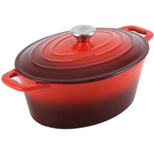 Carl Schmidt Sohn Xanten red enameled cast iron duck roaster, 7.7L oven safe casserole dish - Cookware & bakeware