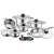 Carl Schmidt Sohn Koch Systeme AURICH 16 darabos rozsdamentes acél edénykészlet