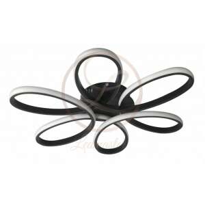 MasterLED Galaxis Virgo 77W fekete mennyezeti lámpa távirányítóval, modern design - MasterLED