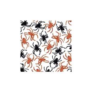 30 darabos fekete és narancssárga műanyag pók gyűrűk Halloweeni parti dekorációhoz - Halloweeni dekoráció