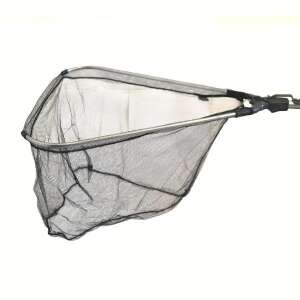 Oreel 55x55x250cm csukható fejű merítő, háromszög alakú fej, erős alumínium, tartós háló, gyorsan száradó, teleszkópos nyél, 2,5m hosszú, 3 részes, erős alumínium, hatszög alakú, hosszanti bordák, gumírozott fogantyú, csúszásmentes fogás - Halvédelem