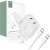 Tech-Protect C20W dual USB-C wall charger with USB-C cable, packaging