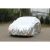 Silver car cover size M protecting vehicle from weather