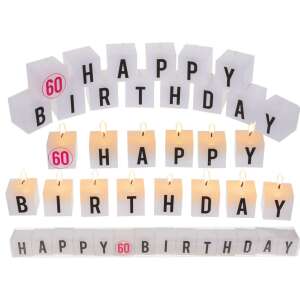 Gyertya felirat - Boldog születésnapot 60 91955976 