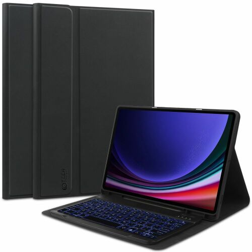 Tech-Protect Galaxy Tab S9 FE+ 12.4 Tastaturhülle Schwarz