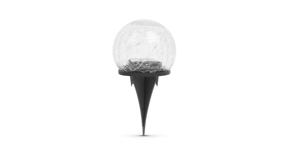 Steckbarer Solar-Glasglobus - 10 cm - 10 warmweiße LEDs 94879296