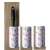 Lint roller set with butterfly design, 3 pack, 100mm wide, 10 sheets per roller