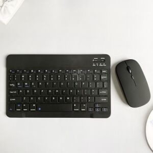 SlimLine black wireless keyboard and mouse combo for tablets and phones - Keyboard