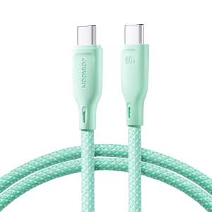 Kabel Joyroom Multi-Color Series SA34-CC3 USB-C do USB-C, szybkie ładowanie 60W, 1m, zielony - Joyroom Kabel USB