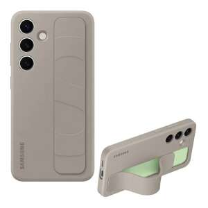 Husa de telefon din silicon gri cu curea integrată pentru Samsung Galaxy S24 Plus - Samsung Huse telefon