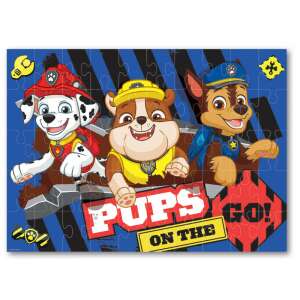 Paw Patrol 50 piece puzzle, completed image of the pups on the go - Paw Patrol