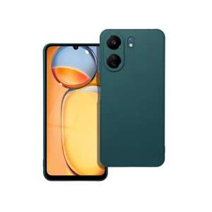 Matný tmavozelený TPU telefónny obal pre Xiaomi Redmi 13C - Puzdrá na telefóny