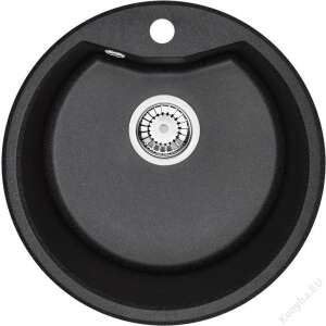 Deante ZRS_2803 black round kitchen sink - Kitchen Sink