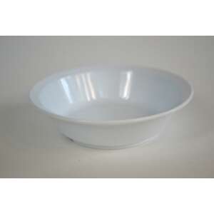 Fehér műanyag salátástál, 140mm átmérő, 40mm magasság - Tál